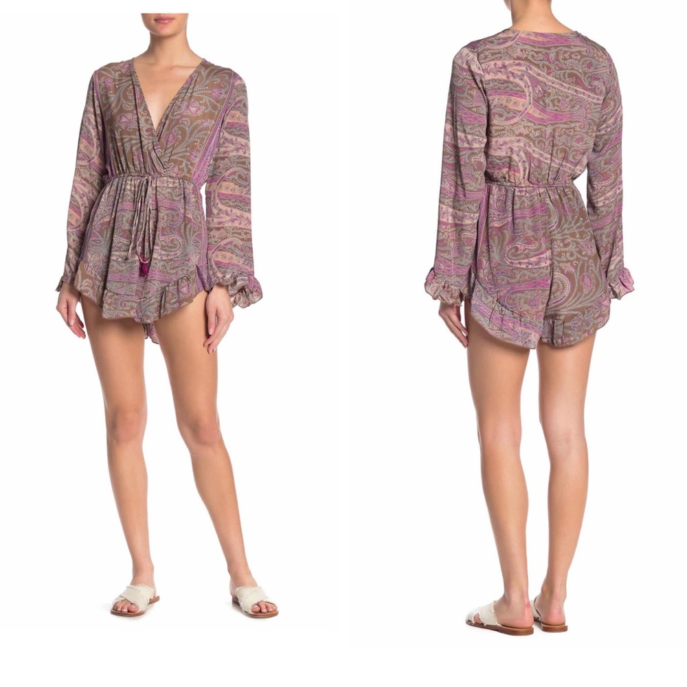 RAGA surplice romper size Medium